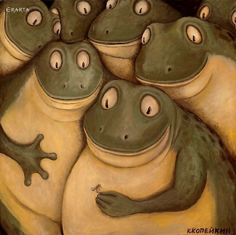 Judgement of Toads, artist Nicolay Kopeikin