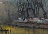 The Smolenka River,&nbsp;artist&nbsp;Sergey&nbsp;Bakin