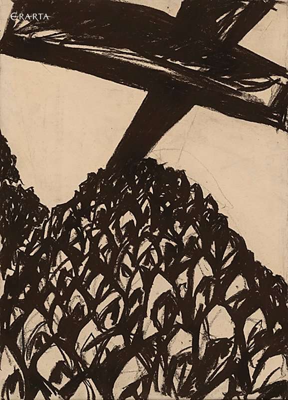 No. 1 <<The Bible>>Cross above the Crowd, artist Peter Gorban