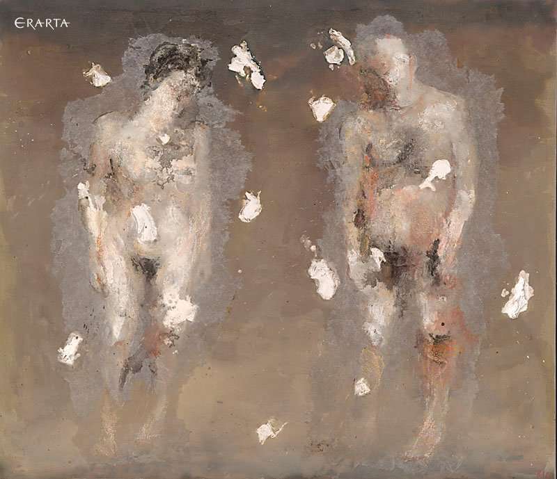 Adam and Eve. Residence Permit., artist Valeriy Lukka