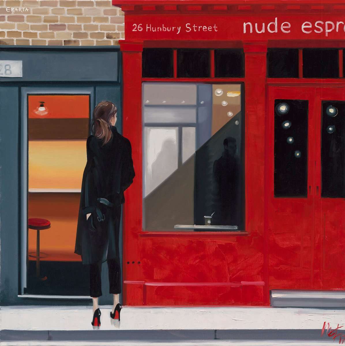 Nude espresso, artist Marina Fyodorova