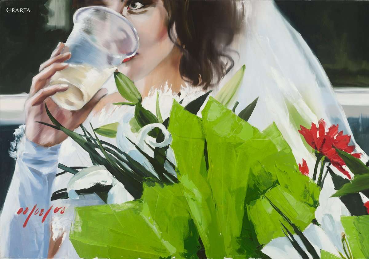 Bride, artist Marina Fyodorova