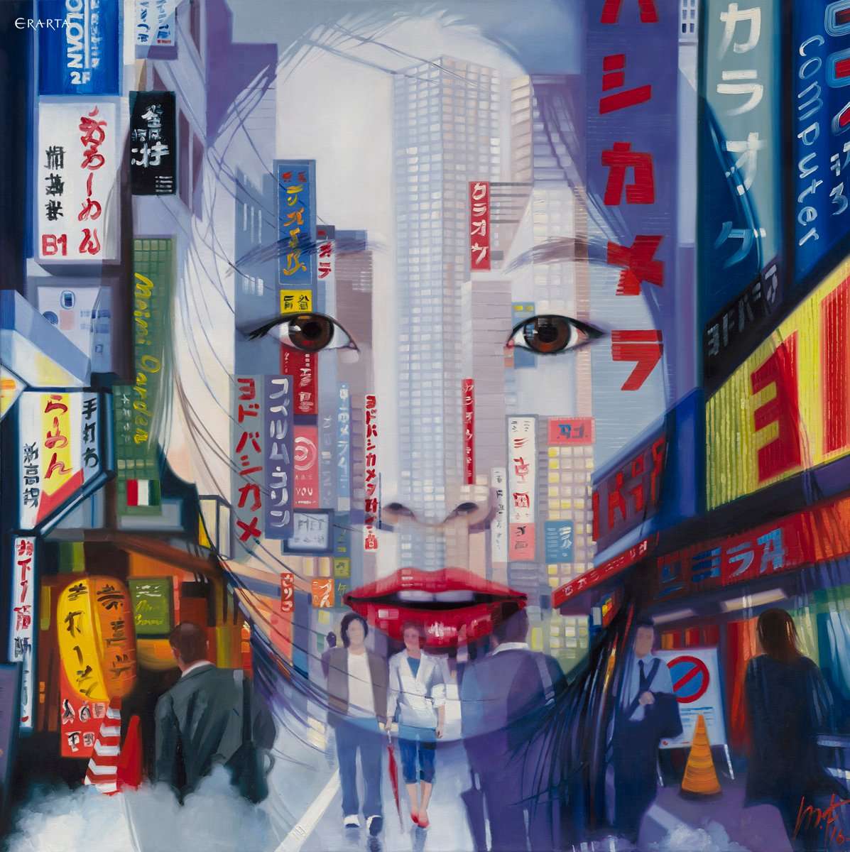 Tokyo, художник Марина Федорова