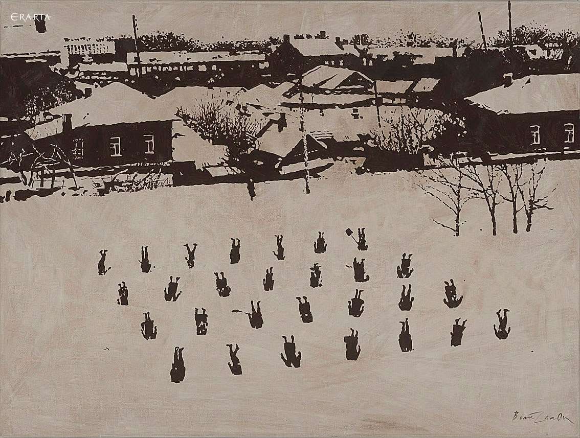 В условиях зимы №1, художник Ринат Волигамси