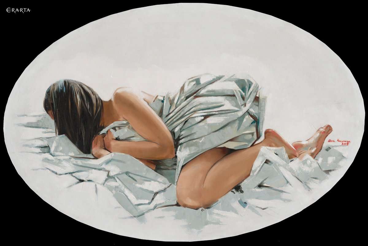 Nude, artist Anna Krasnaya