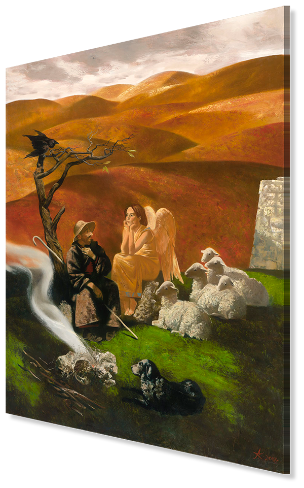 Картина «Разговор». Художник Александр Кривонос. Купить репродукцию ...