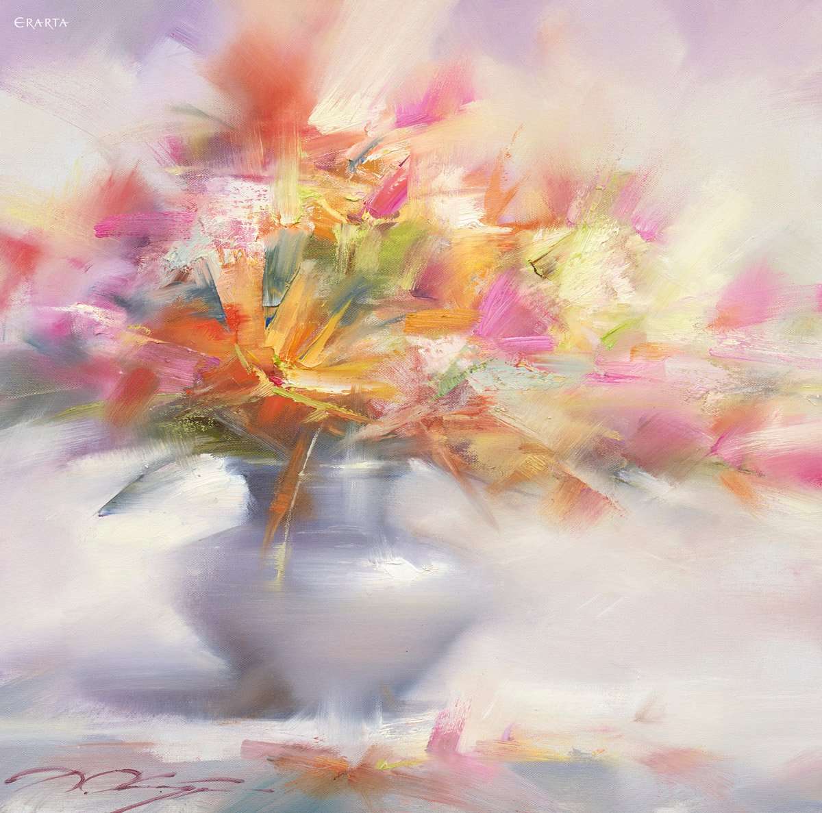 Bright bouquet, artist Denis Oktyabr