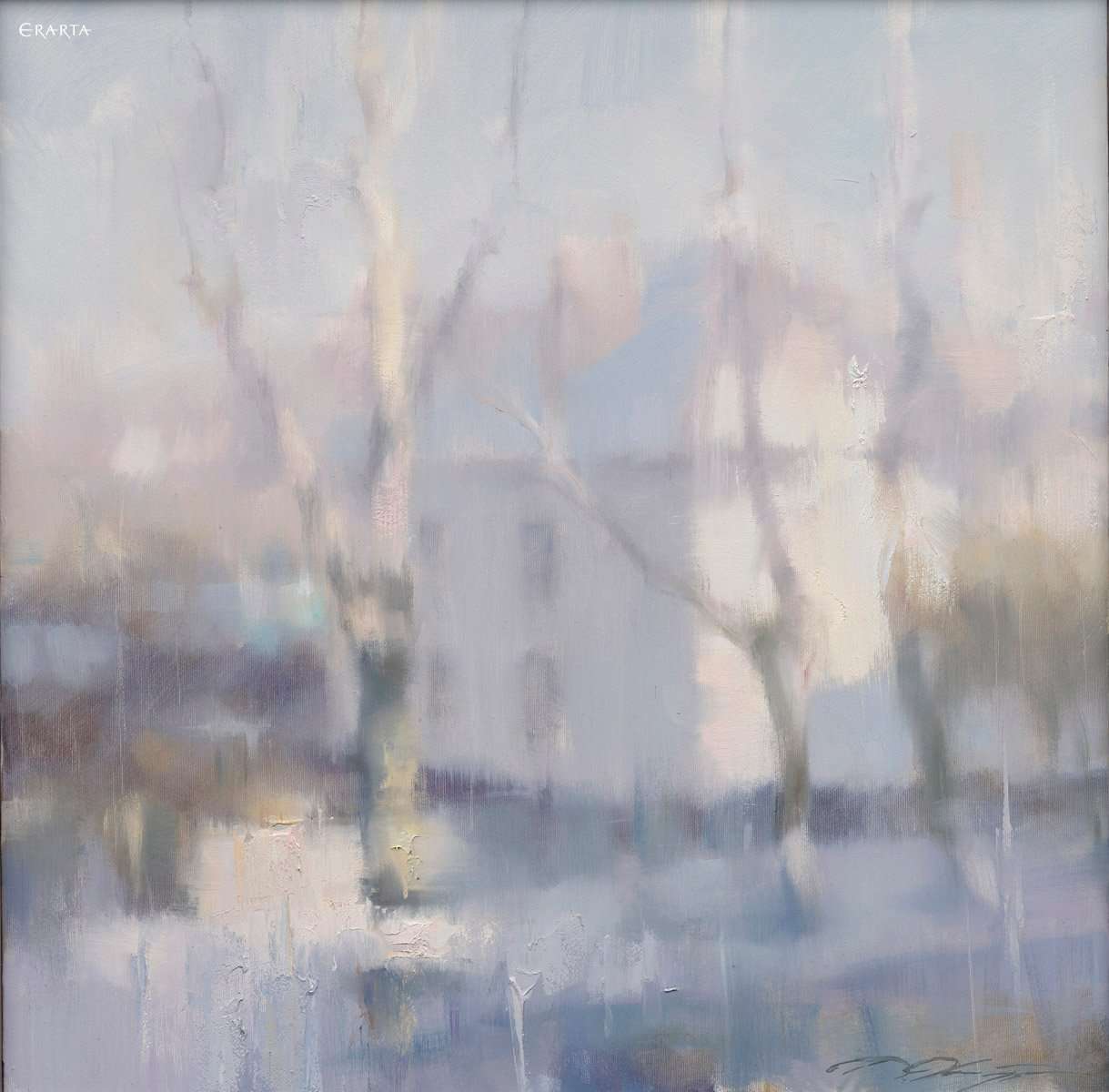 Spring light. «Outside the window» series, artist Denis Oktyabr