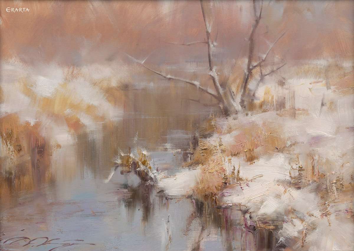 No name 1. «After the first snow» series, artist Denis Oktyabr
