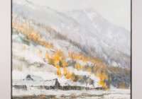First snow in mountains,&nbsp;artist&nbsp;Denis&nbsp;Oktyabr