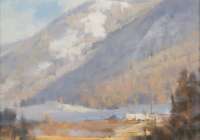 Autumn morning in mountains,&nbsp;artist&nbsp;Denis&nbsp;Oktyabr