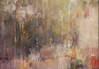 Rain. «Behind the window» series,&nbsp;artist&nbsp;Denis&nbsp;Oktyabr