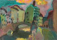 White Night. Moika River,&nbsp;artist&nbsp;Andrey&nbsp;Semyonov