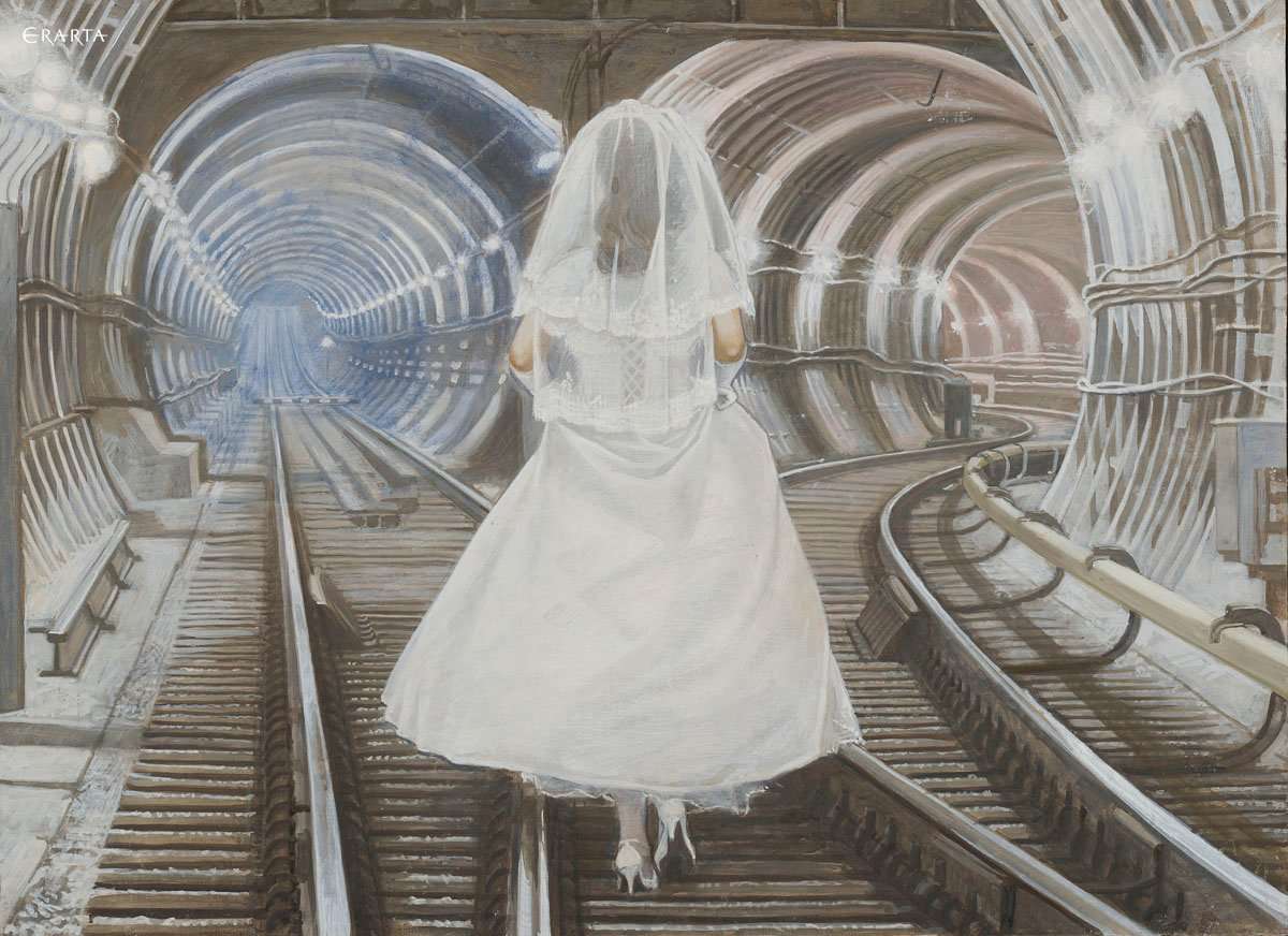 Bride, artist Maria Safronova