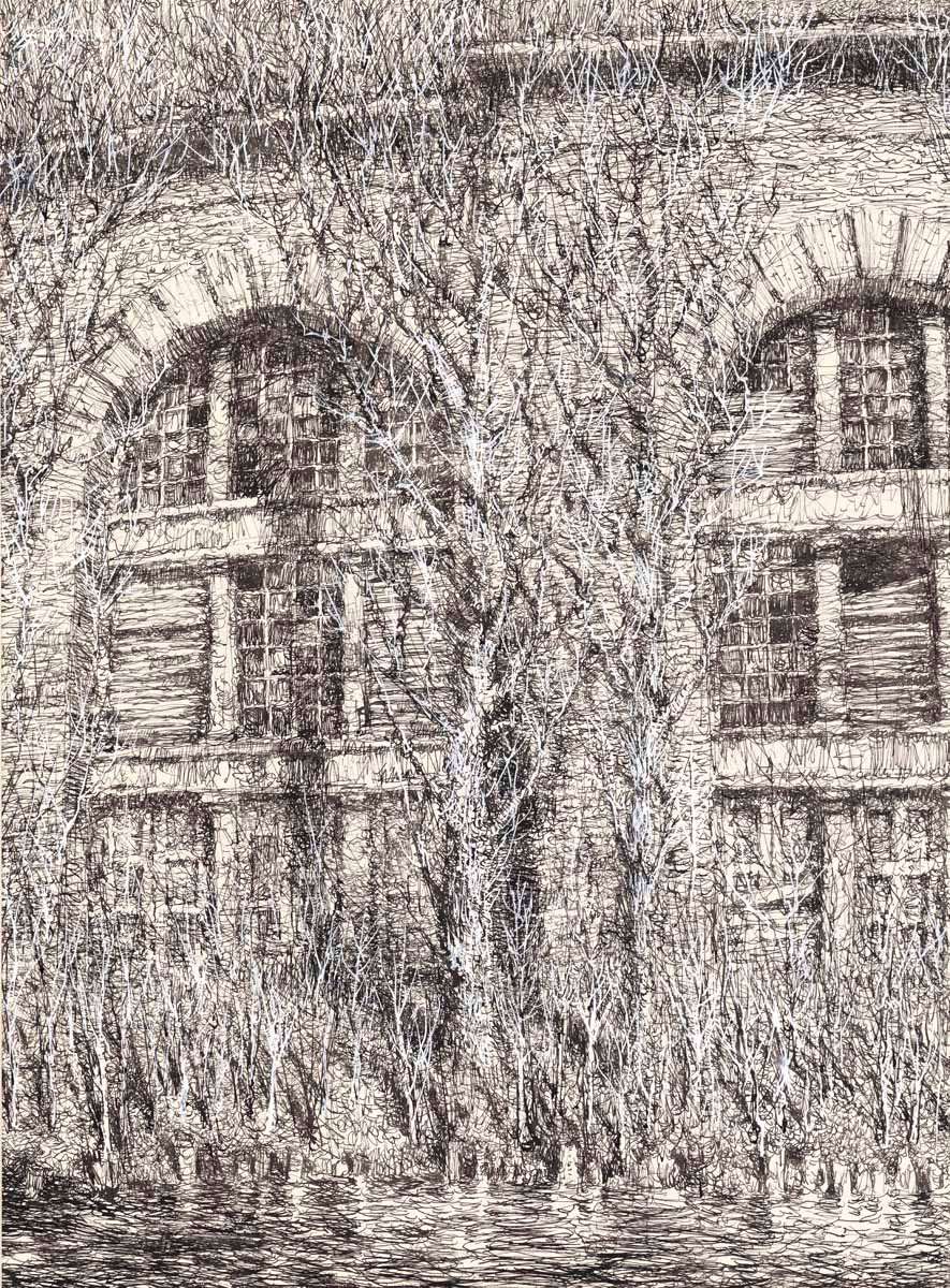 Весна над Новой Голландией,&nbsp;художник&nbsp;Евгений&nbsp;Ухналев