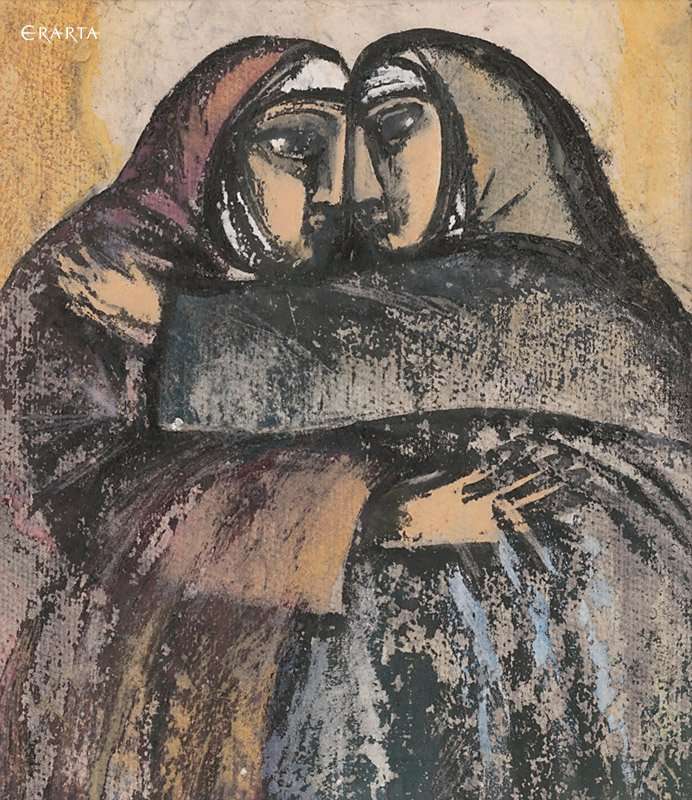 Meeting of Mary and Elizabeth, artist Tatiana Leonova