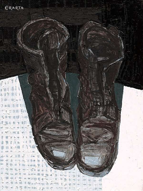 Ботинки − 2 (коричневые), художник Александр Дашевский