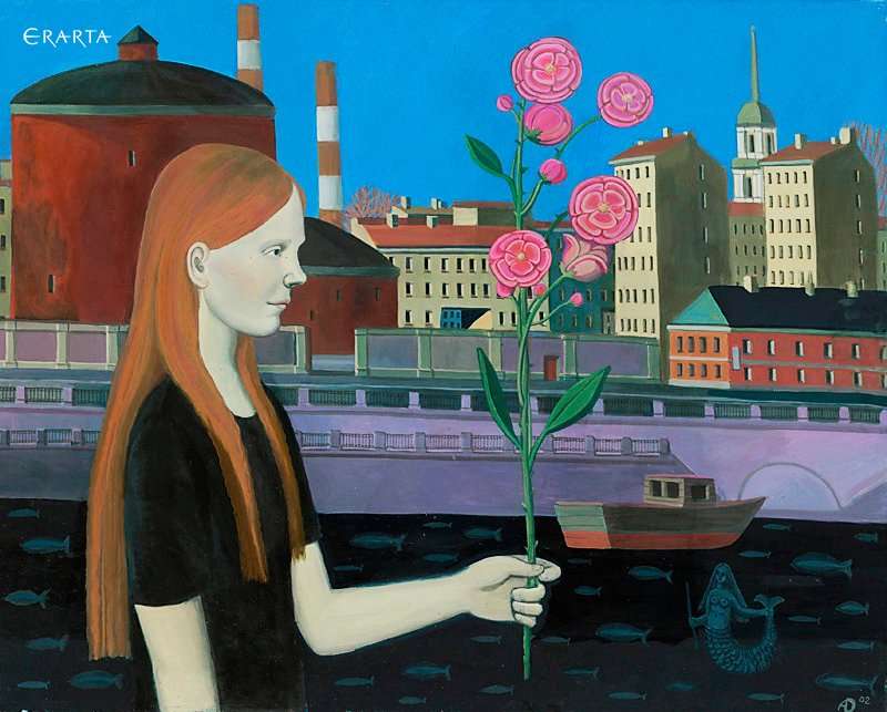Plastic Rose, artist Alla Dzhigirey