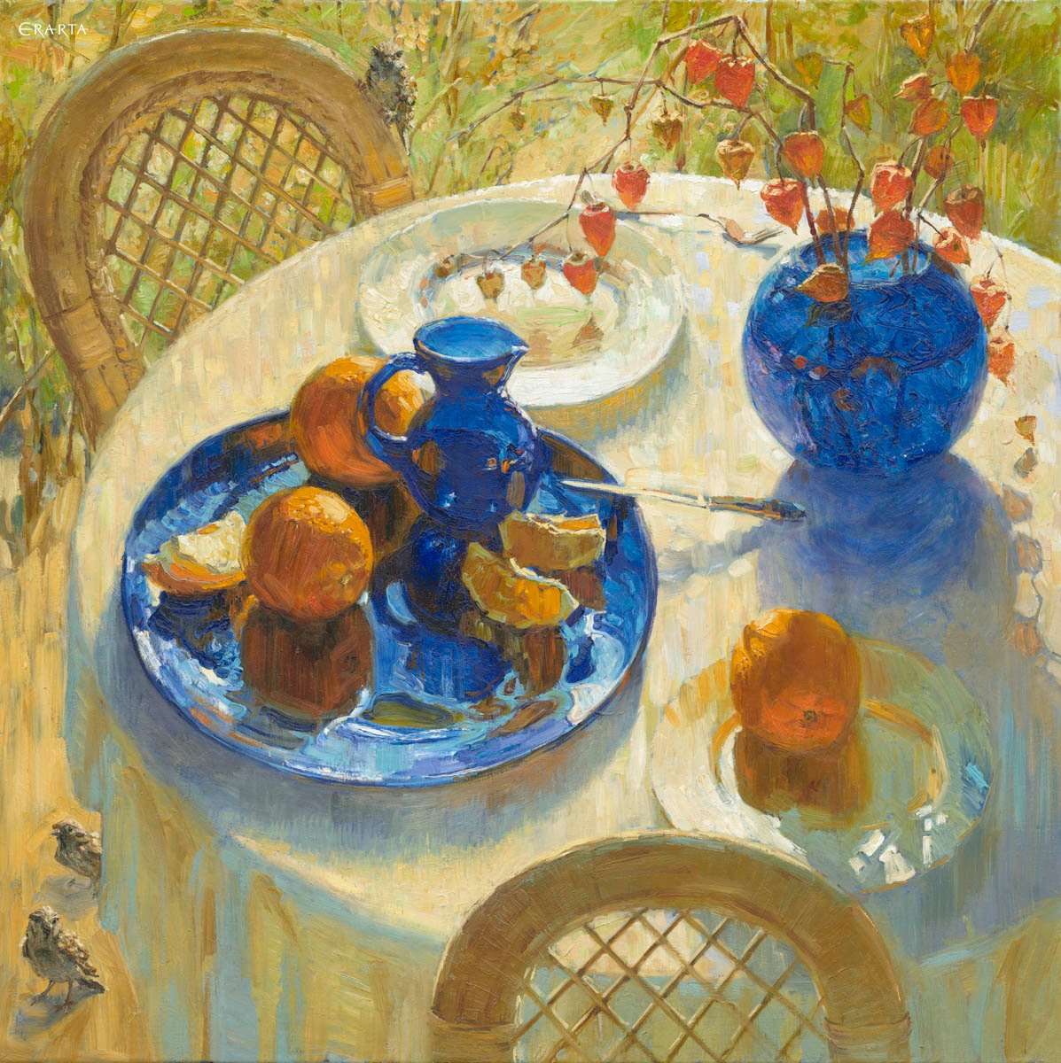 Завтрак, художник Мария Павлова