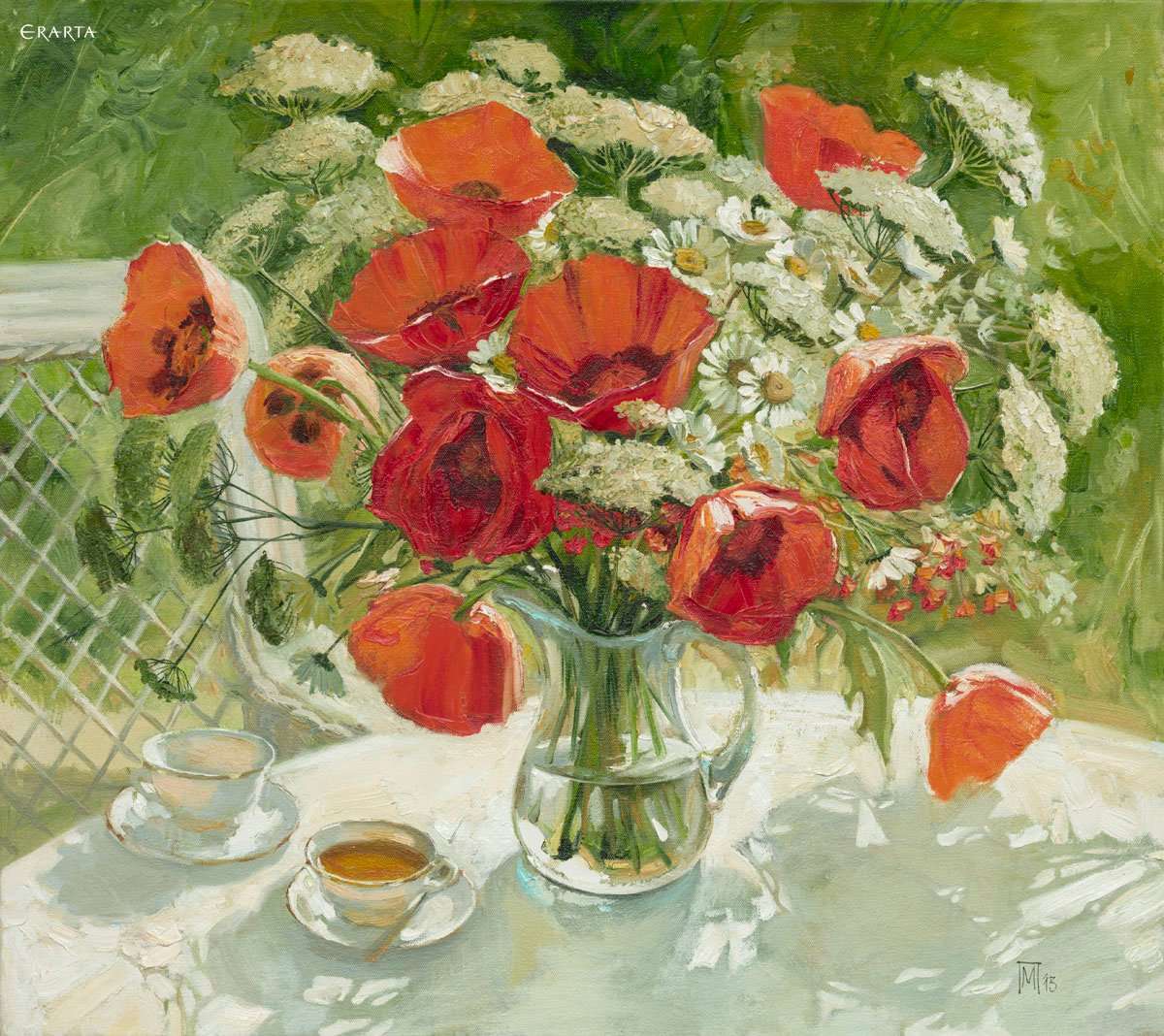 Poppies, artist Maria Pavlova