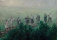 Walking through field II,&nbsp;artist&nbsp;Sofia&nbsp;Minina