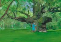 Elizabeth II Knighting the Sherwood Oak,&nbsp;artist&nbsp;Alexander&nbsp;Koryashkin