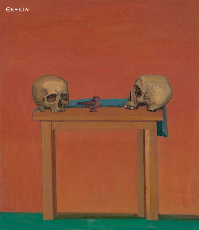 Still Life with Skulls, artist Mikhail Ivanov