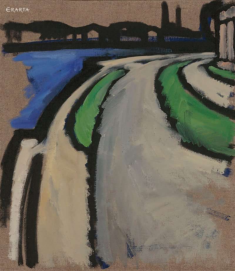 On the Embankment II, artist Philipp Kondratenko