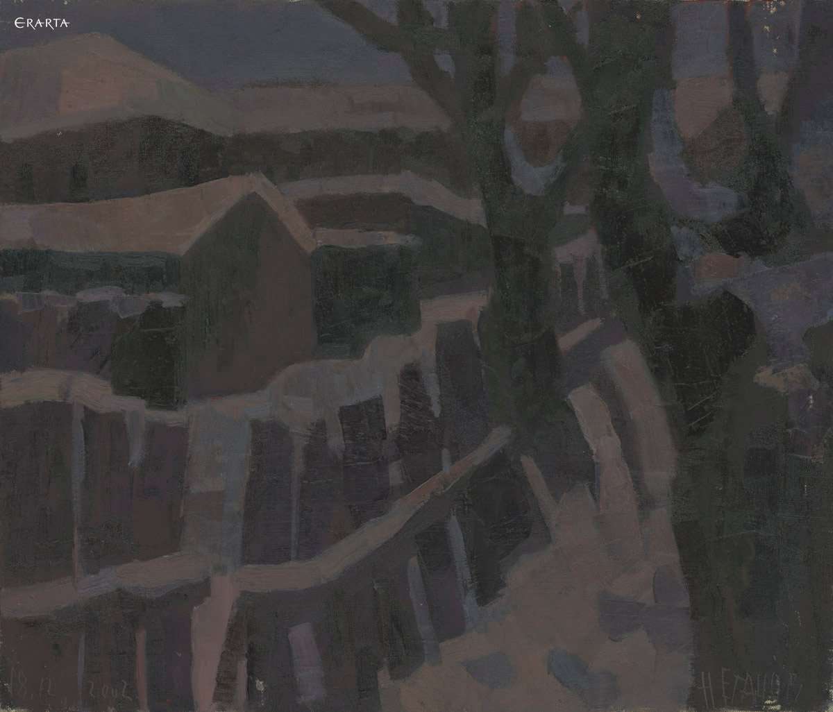 Зима, художник Андрей Неганов
