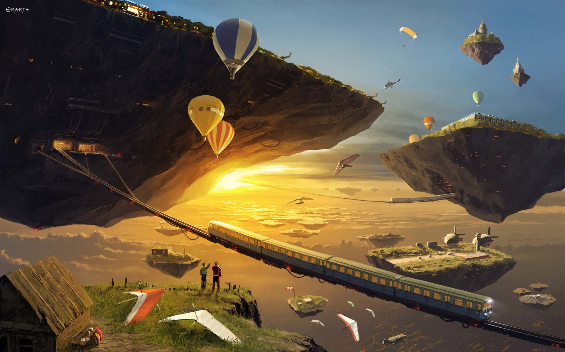 Subway, artist Alex Andreev