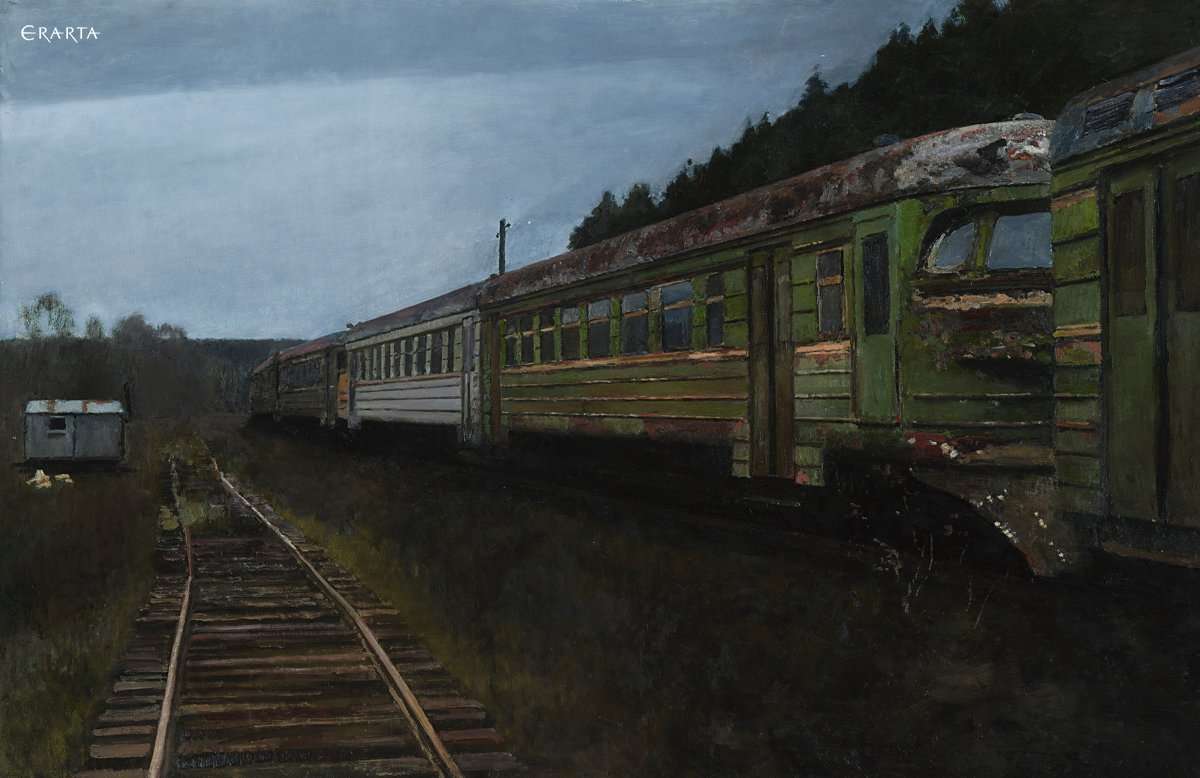 Last Train 2, artist Maksim Kayetkin