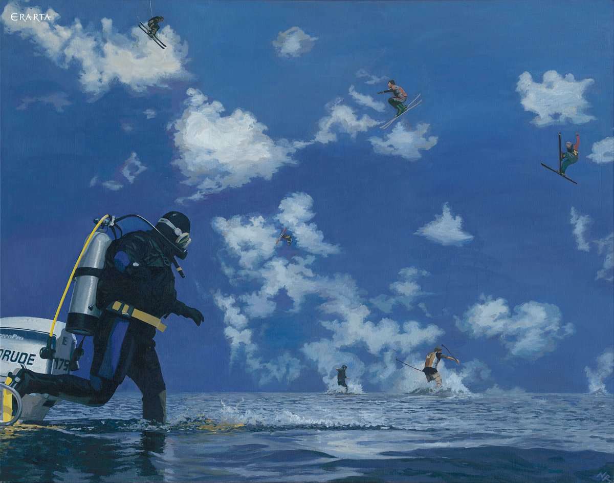 Walking on Water, artist Natalia Rumyantseva