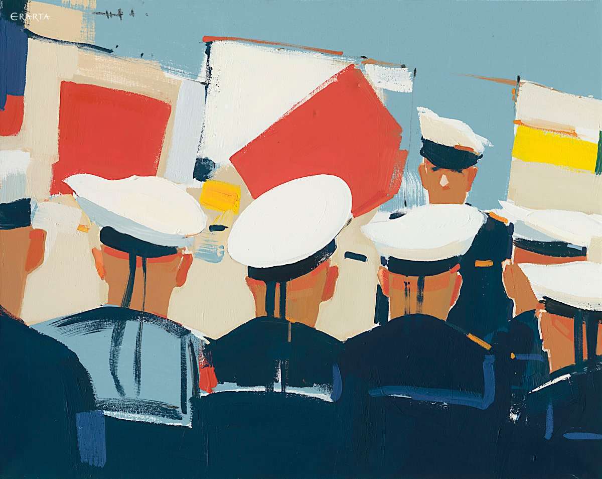 Northern Fleet Sailors, artist Alexey Lantsev