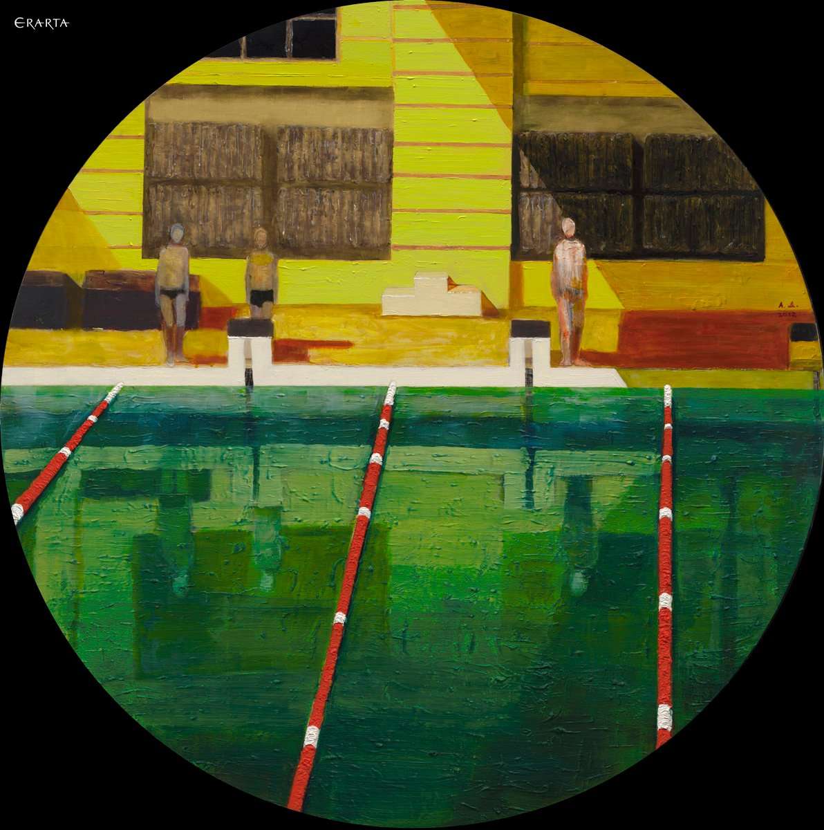 Бассейн. 2012, художник Александр Дашевский